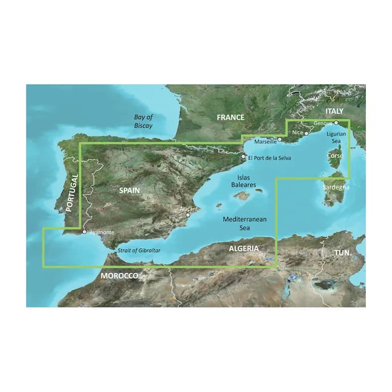 Blue Chart® g3 HXEU010R - Spain, Méditerranéen Coat